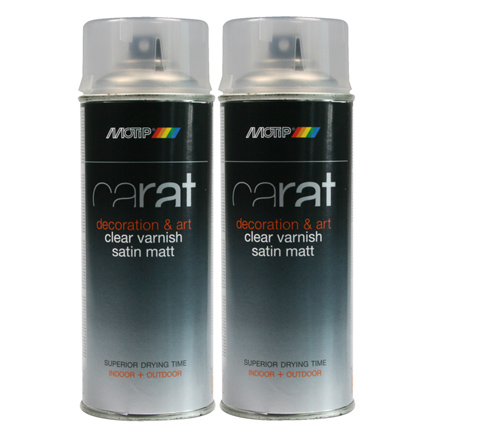 Motip* Carat Vernis Transparant Spray 400ml Satin (art 08103)
