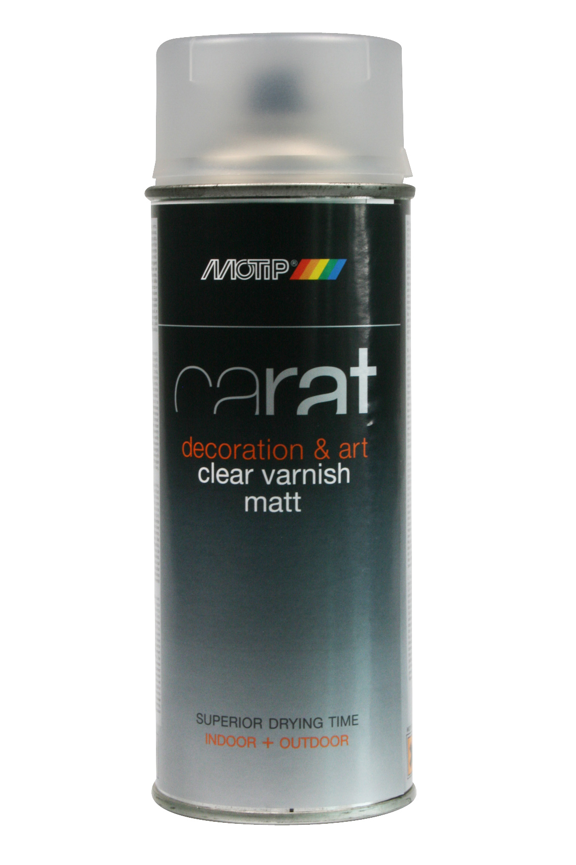 Motip* Carat Vernis Transparant Spray 400ml Mat (art 08104)