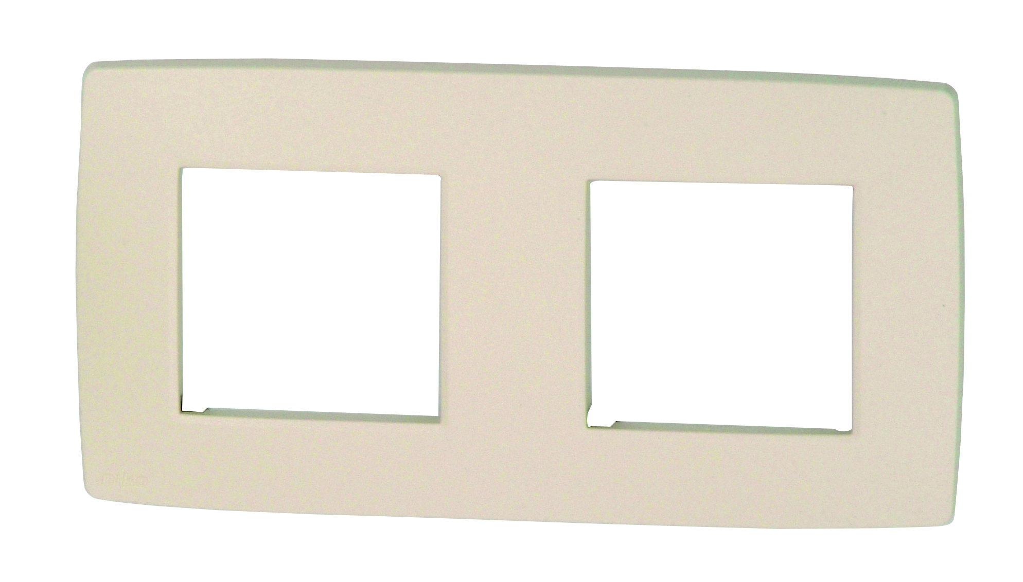 Niko Afdekplaat Tweevoudig (2V) Horizontaal Original Cream