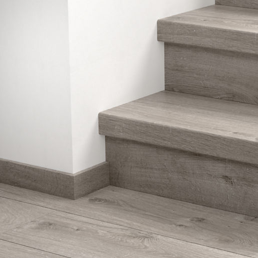 Quickstep Couvre-Marches en Vinyle Bloom 1474x136mm 40202 Chêne Cosy Coton Gris