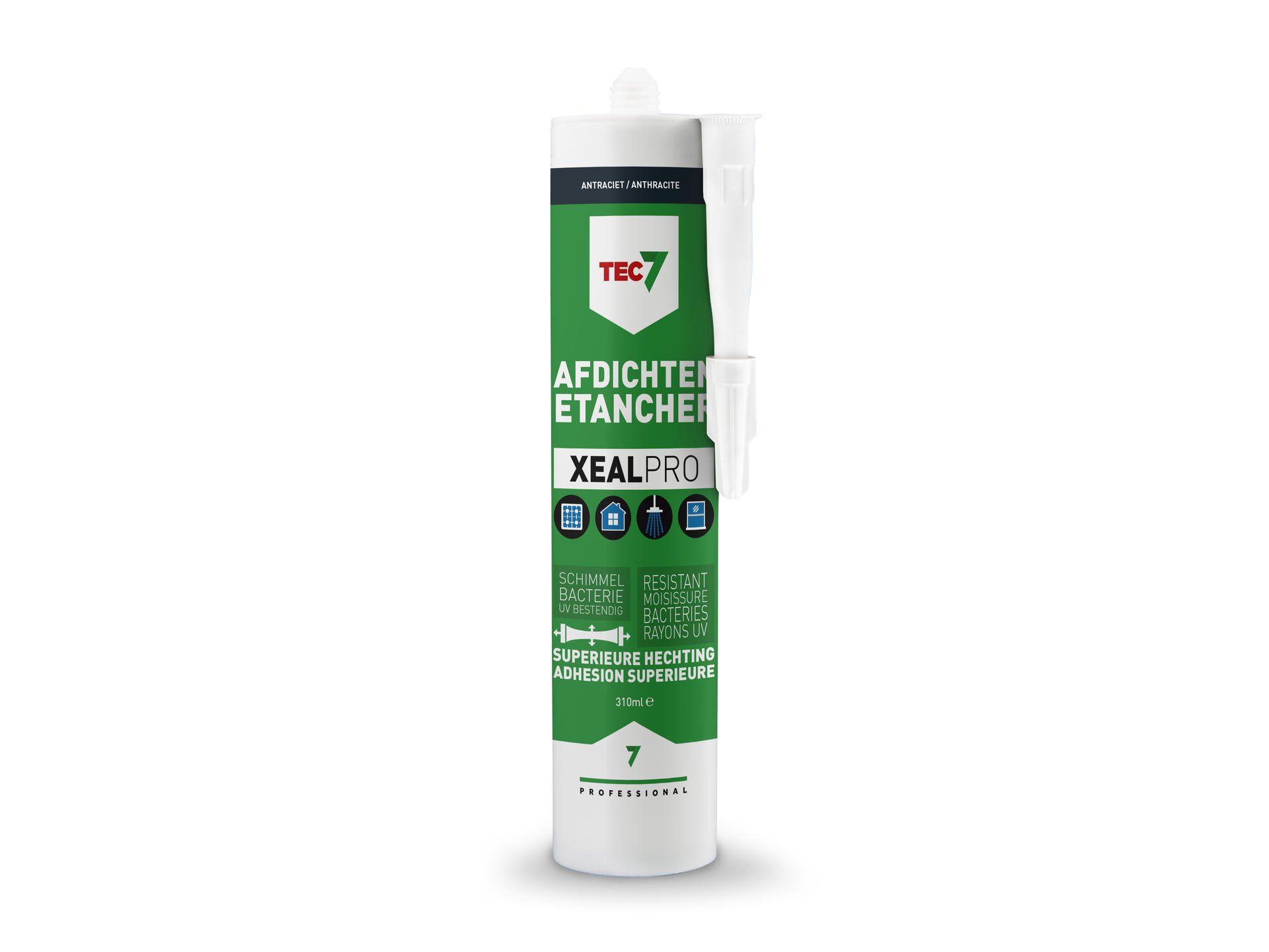 Tec7 Xealpro 310ml Anthracite - La Nouvelle Génération De Joint DÉtanchéité Et De Finition À Tout Faire