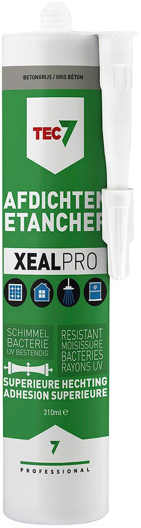 Tec7 Xealpro 310ml Gris Béton - La Nouvelle Génération De Joint DÉtanchéité Et De Finition À Tout Faire