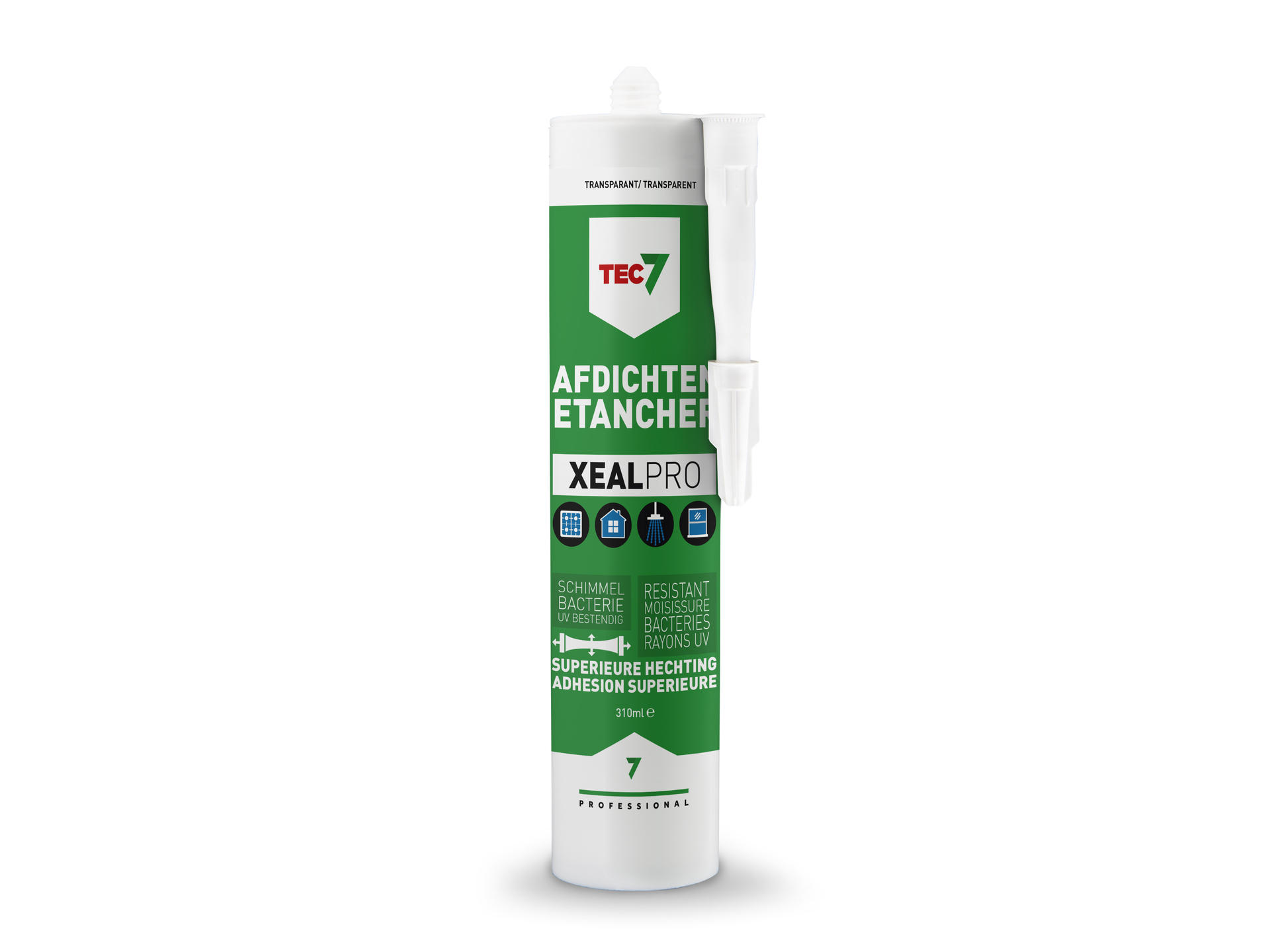 Tec7 Xealpro 310ml Transparant - All-In-One Afdichtings- En Afwerkingskit