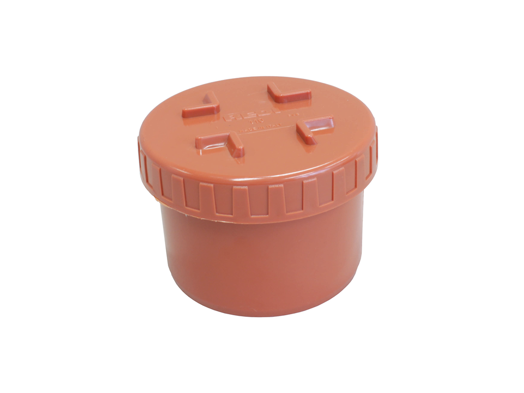 Bouchon d'égout avec couvercle à visser 125mm