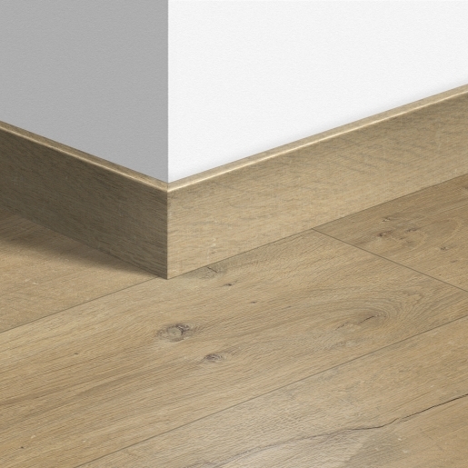 Quick-Step sol stratifié - Plinthe parquet 1856 Chêne tendre moyen - Pack 6 pièces