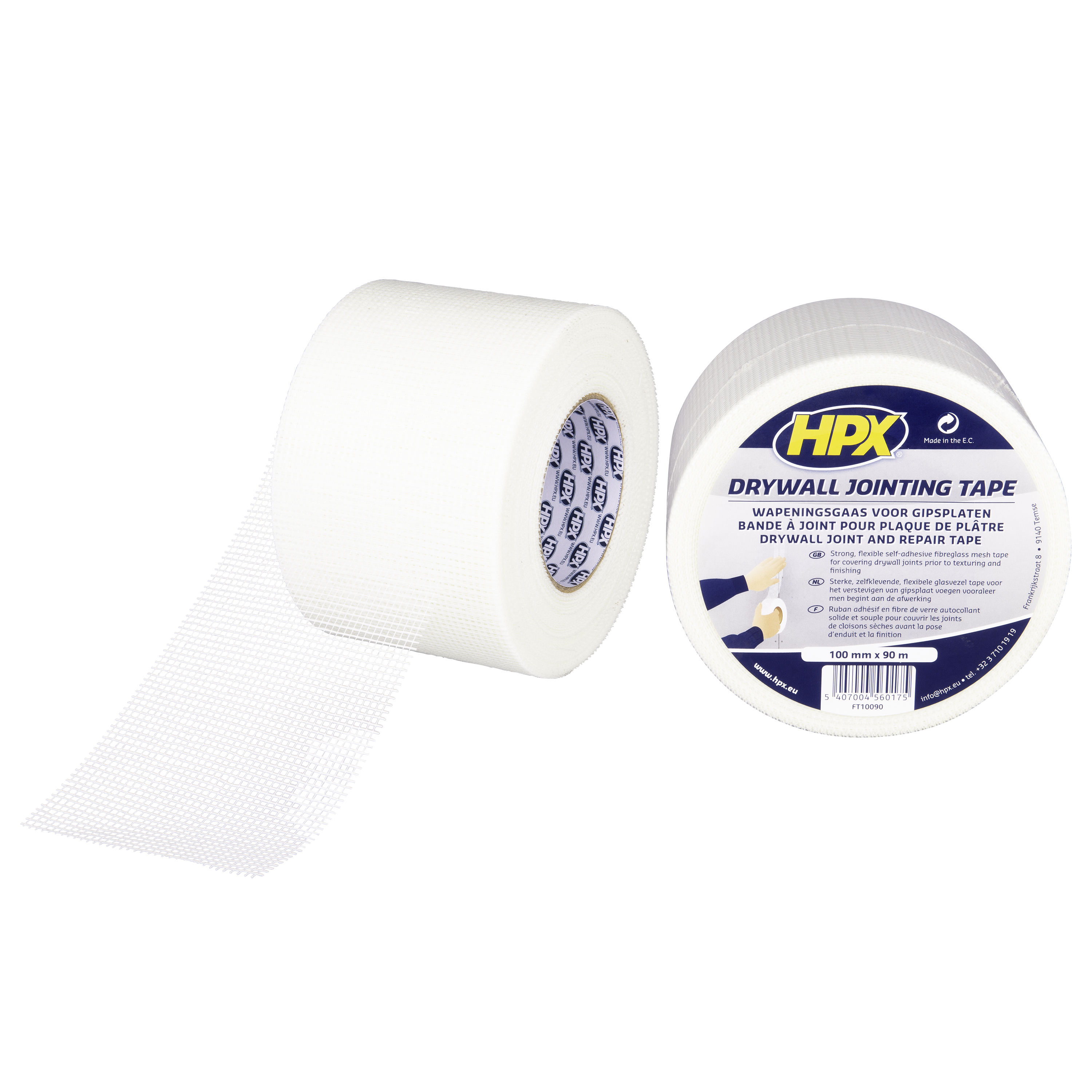 HPX WAPENINGSGAAS VOOR GIPSPLATEN 100MM X 90M