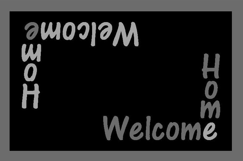 Tapis welcome home 40X60cm