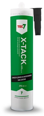 Tec7 X-Tack 290ml Noir - Le Montage Extrême Sans Support