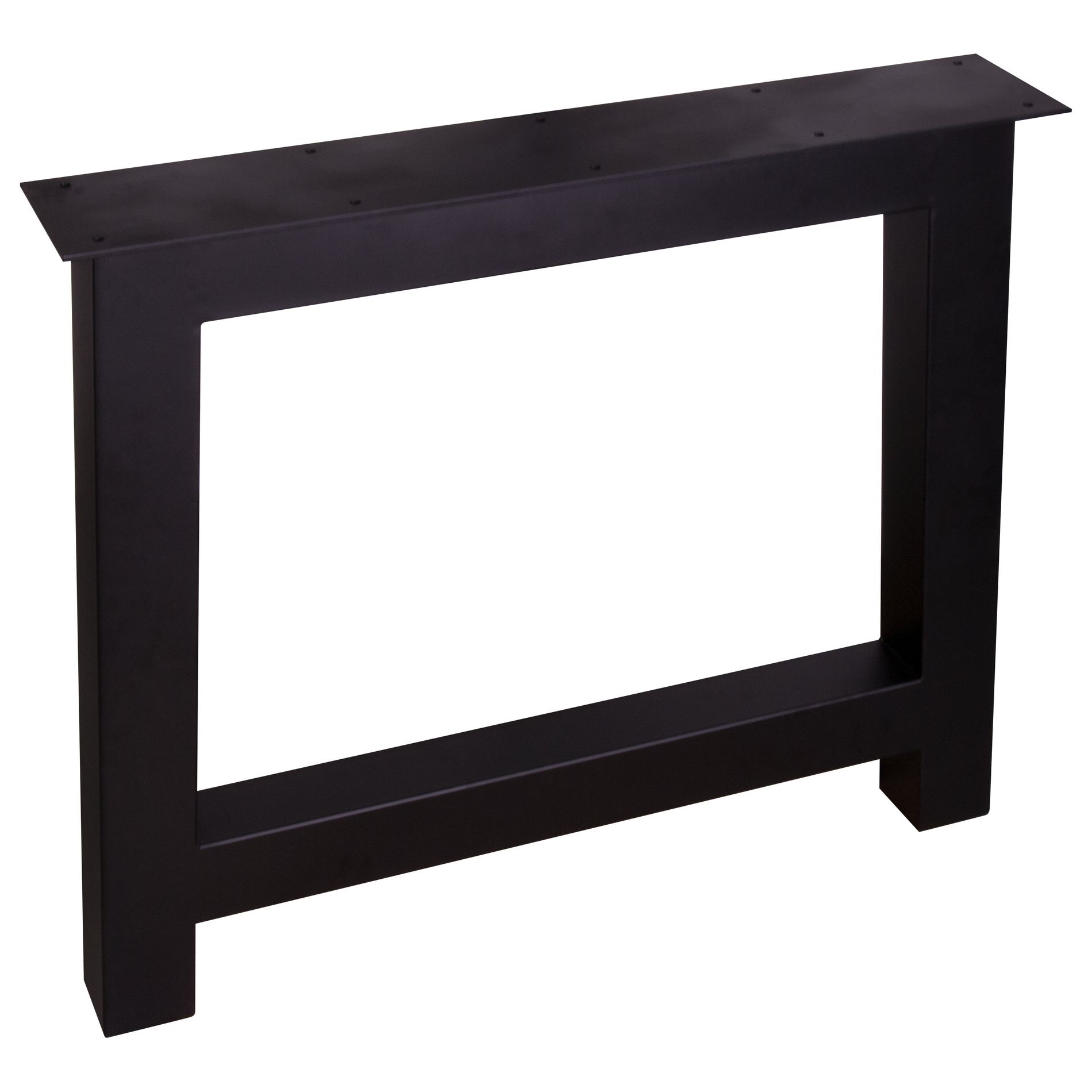 Pied modèle A métal noir 87x73x15cm