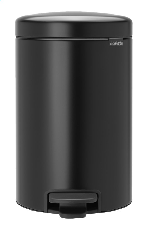 Brabantia poubelle à pédale NewIcon 12l matt black