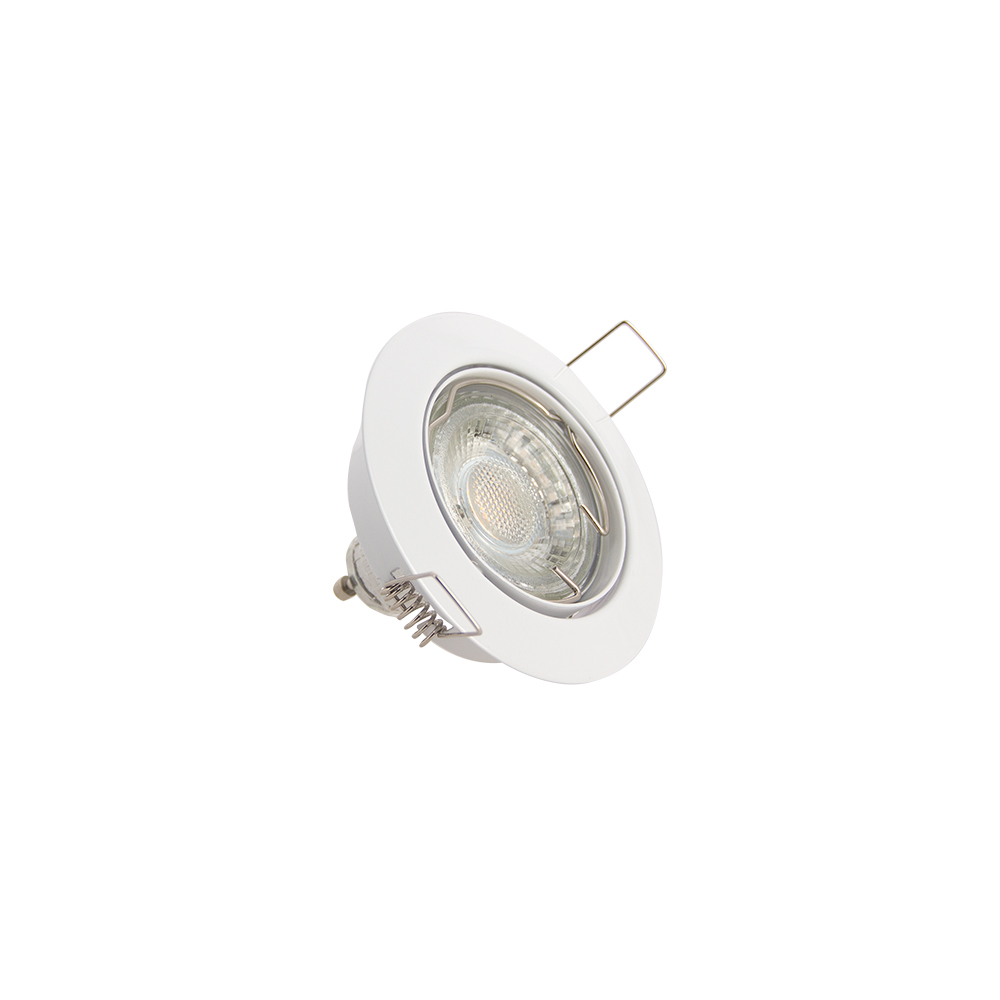 Xanlite pak van 5 LED inbouwspots wit GU10 - 345 lm (=50W) - 4000k neutraal wit licht (lampen inbegrepen)