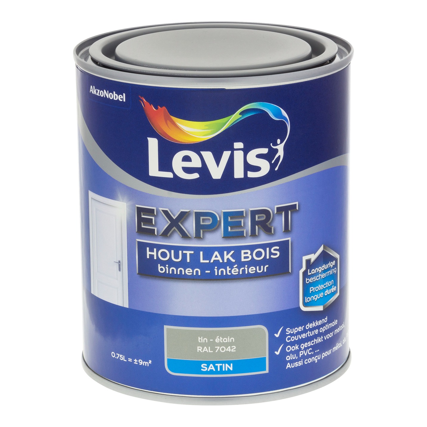 Levis Expert Hout Lak Binnen Satin 0.75l Tin