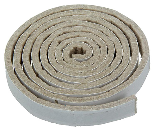 Super-vilt zelfklevend beige op rol 10x1000mm