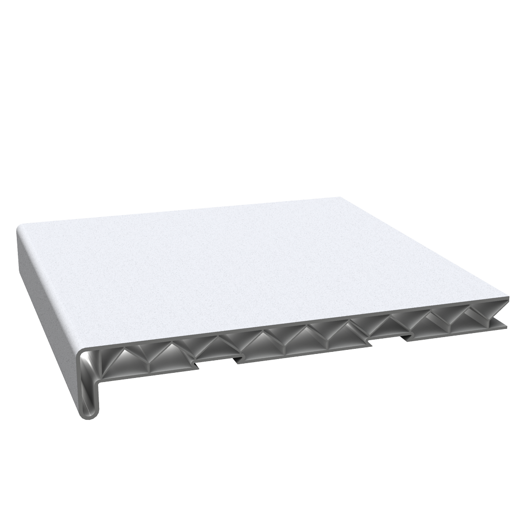 Appui fenêtre 25cm blanc 3m