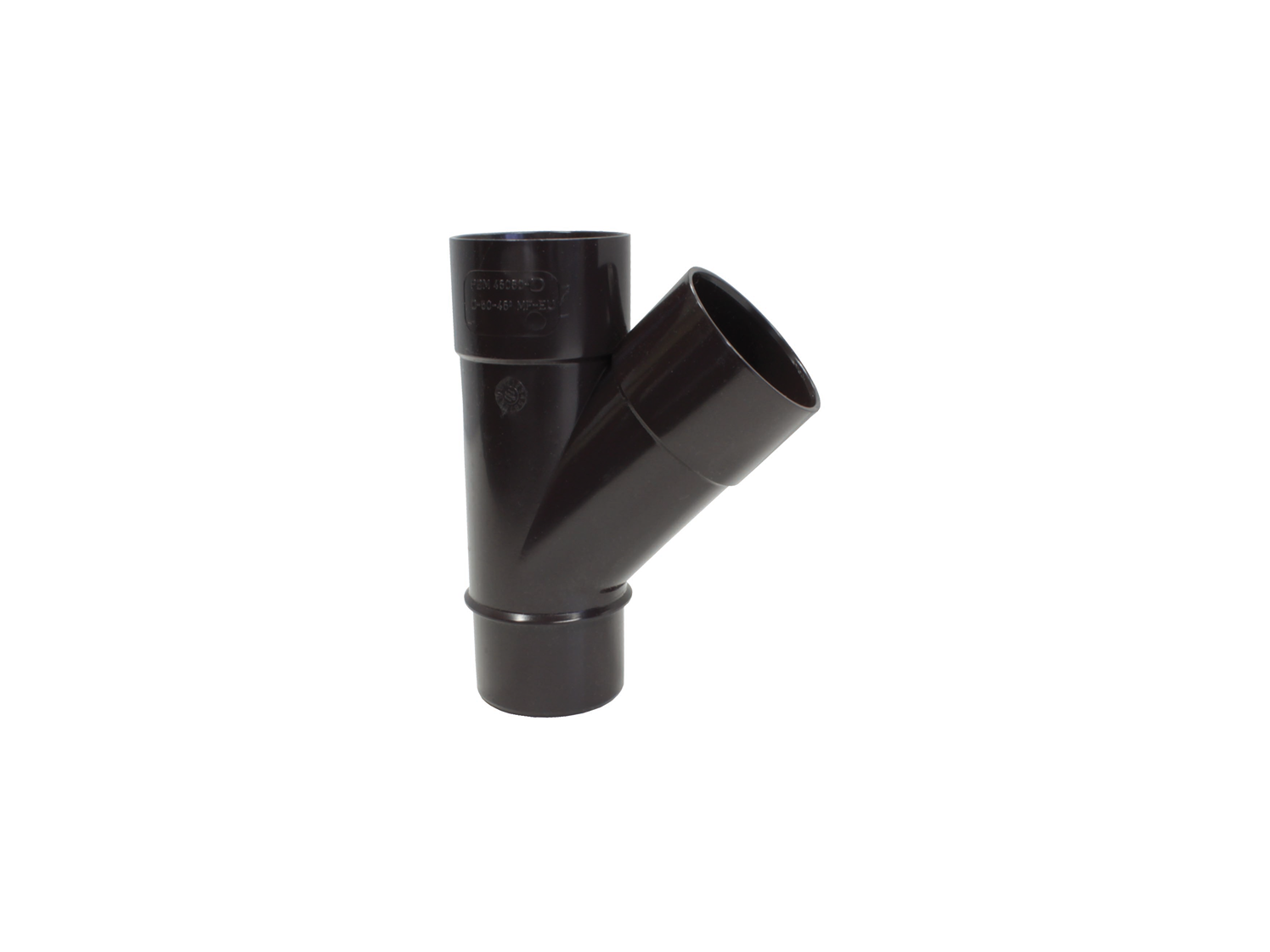 T pour système pluvial gris clair Ø50mm 45°