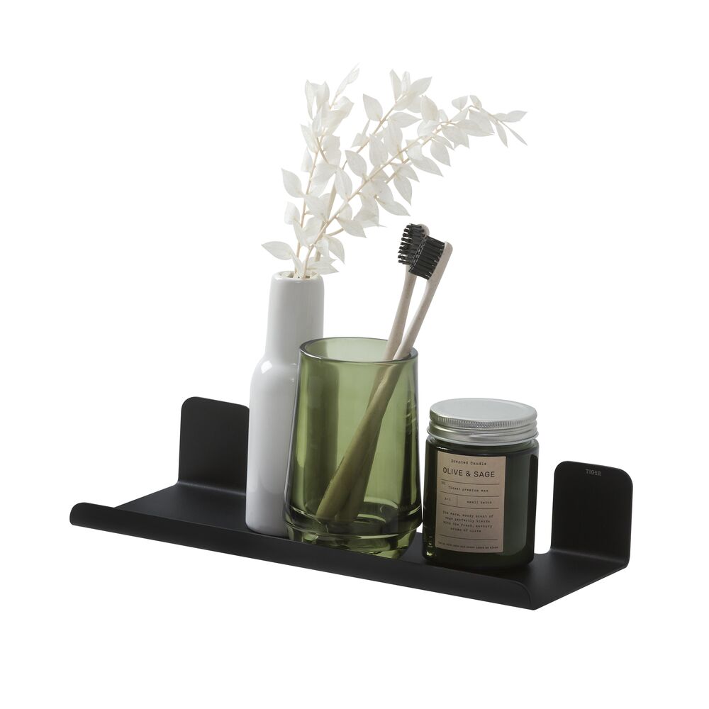Tiger Colar Étagère de salle de bains 30 cm Noir
