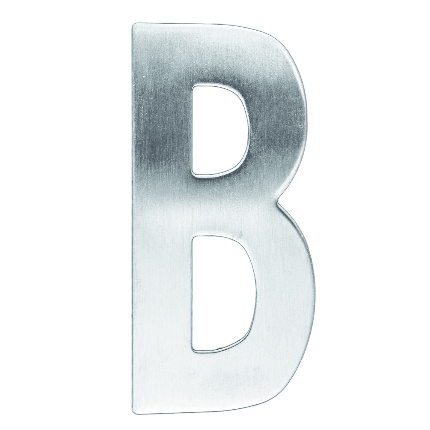 Chiffre Lettre Plat B Inox Plus