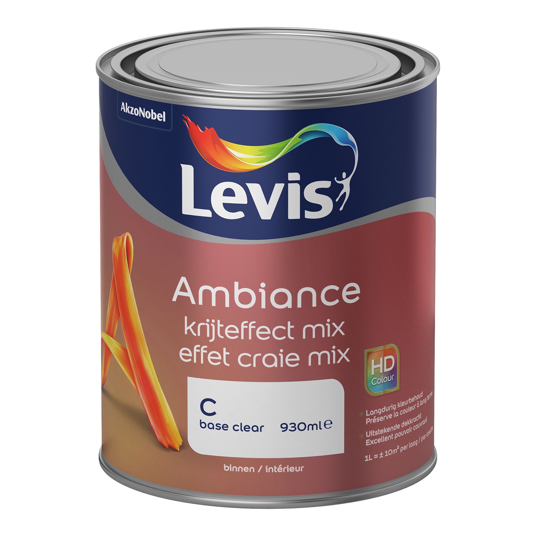 Levis Ambiance Mur Poedermat 1l Mix Kleurloos