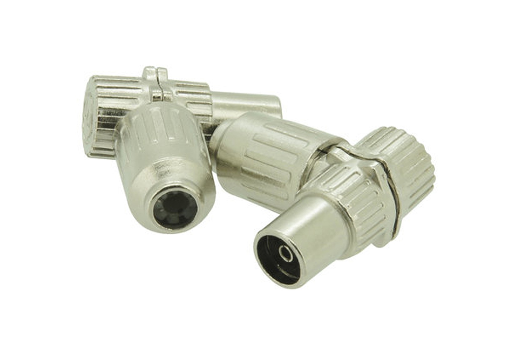 TEGENSTEKKER COAX SHIELDED MET 2 STUKS