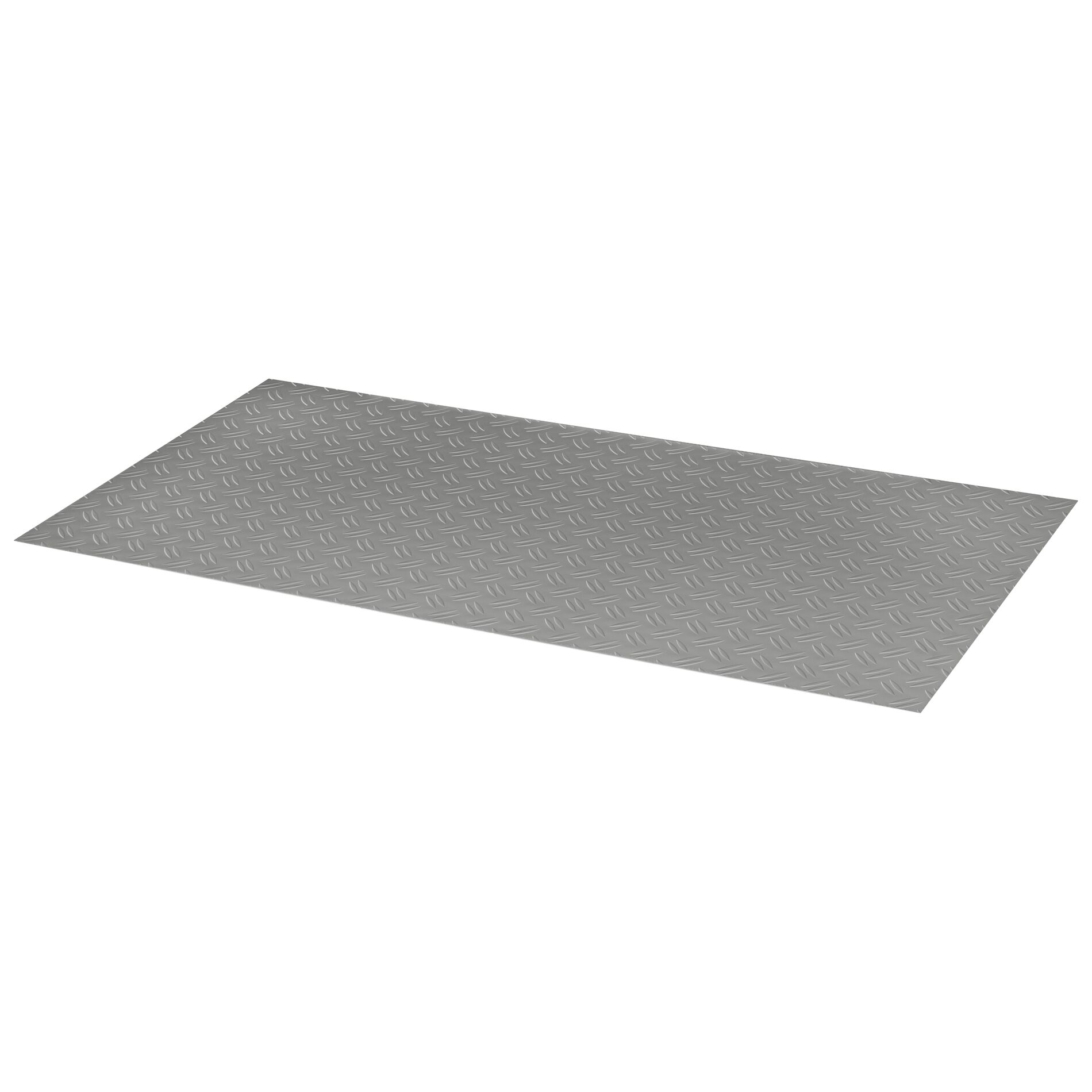 Aluminium traanplaat gebeitst 100x50cm - 1.5mm