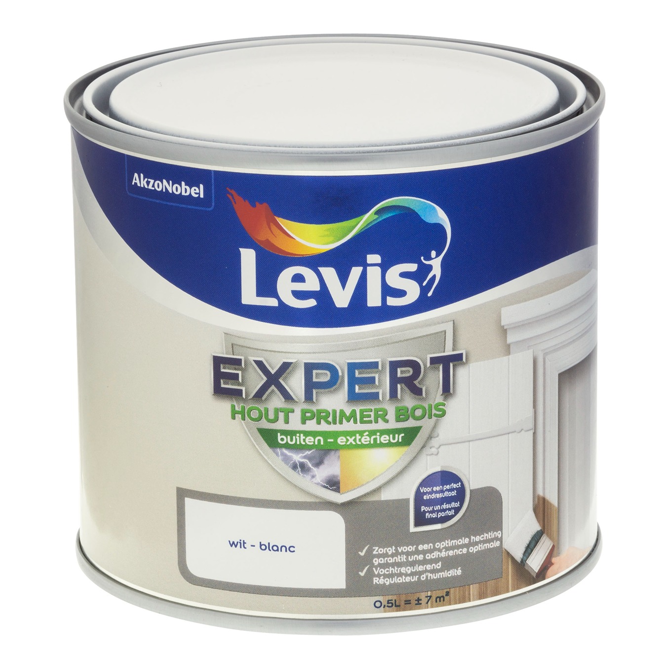 Levis Expert Primer Bois Extérieur 0.5l Blanc