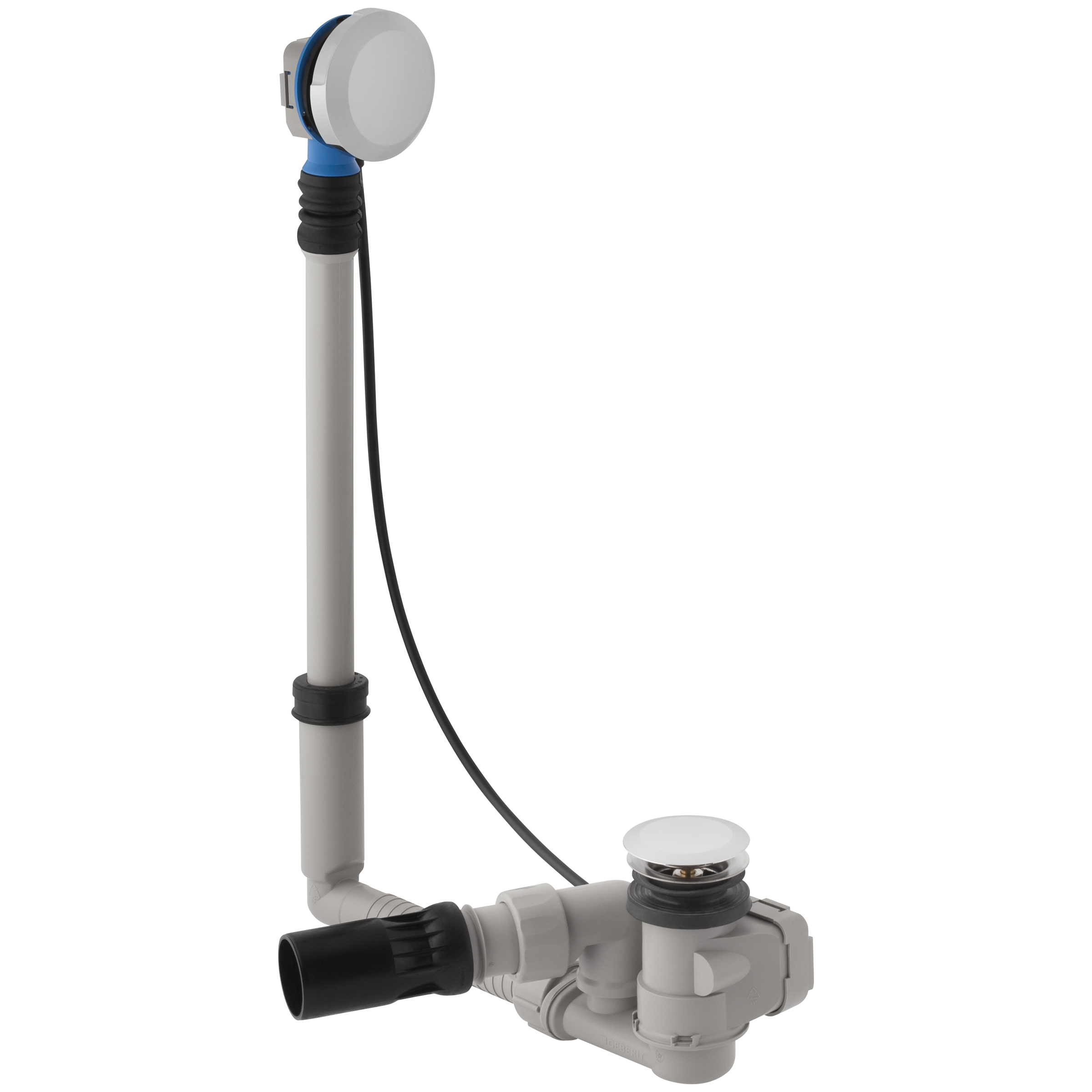 1 Geberit garniture de bain avec fermeture automatique 40-50 mm - Polypropylène
