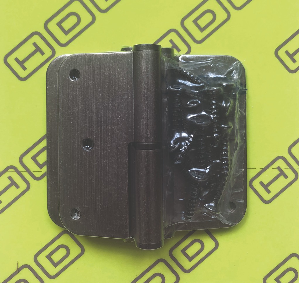 Paumel Skin HDD 80x80x2,5mm Old Silver Rechts (3 stuks + vijs)