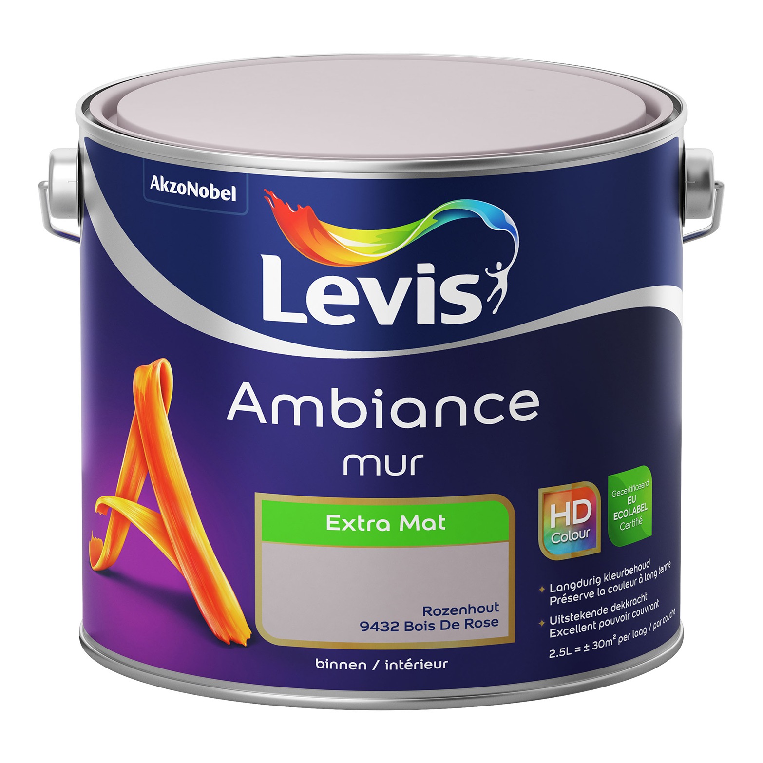 Levis Ambiance Mur Extra Mat 2.5l Rozenhout