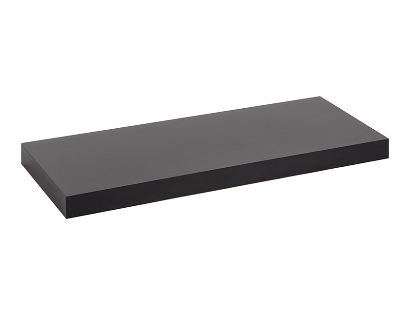 Wandtablet 60 cm zwart