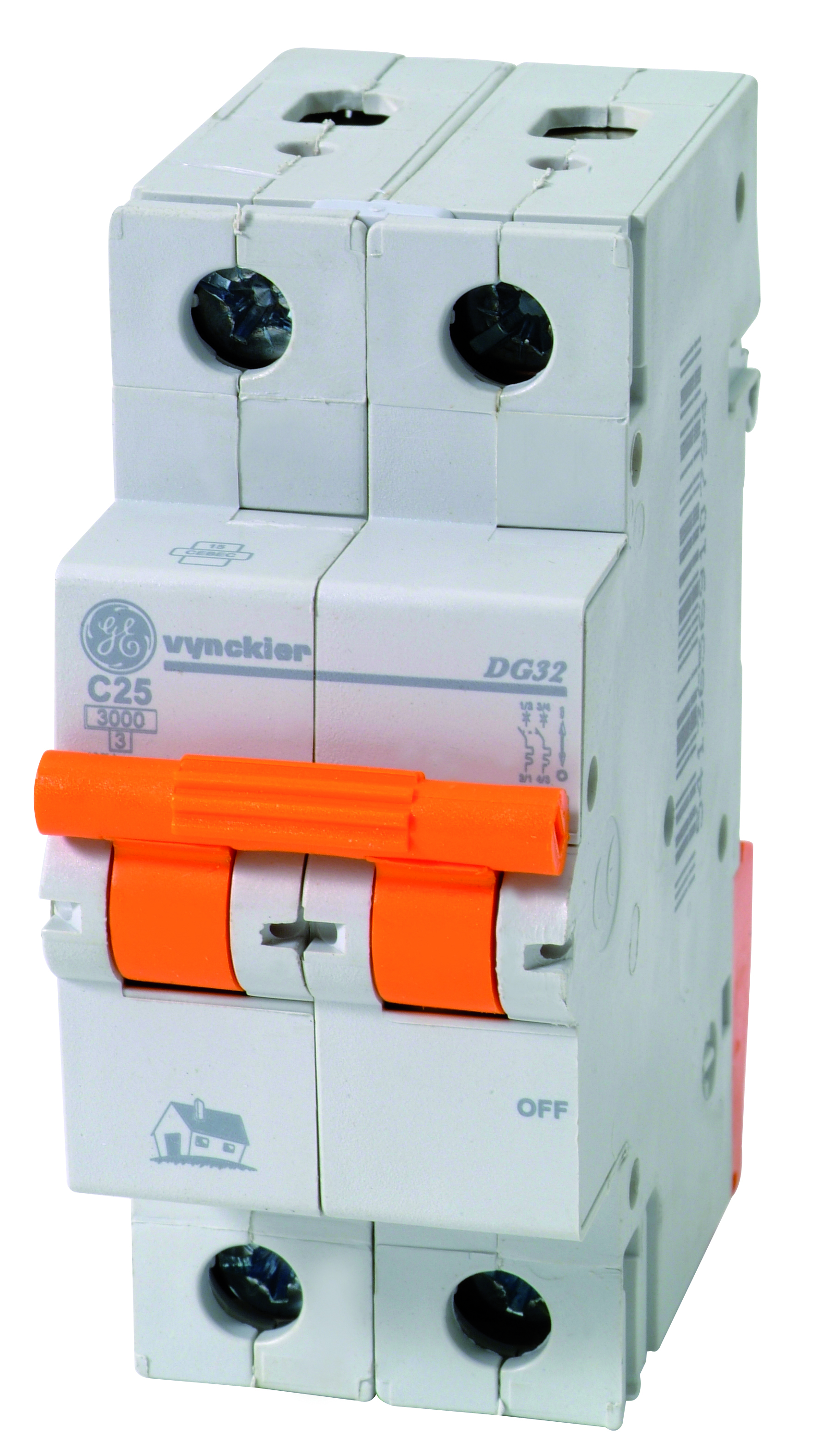 DISJONCTEUR 2P 25A