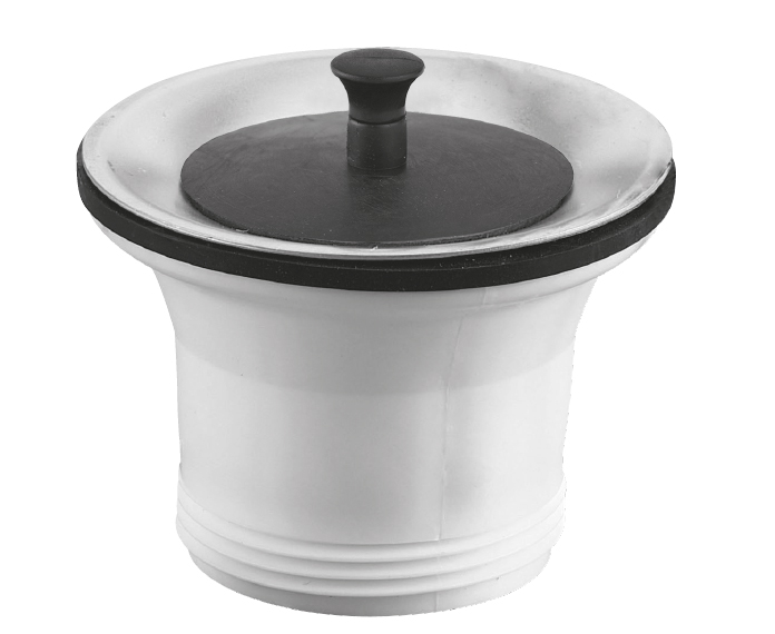 1 Afvoerplug voor spoeltafel - 6/4" kunststof