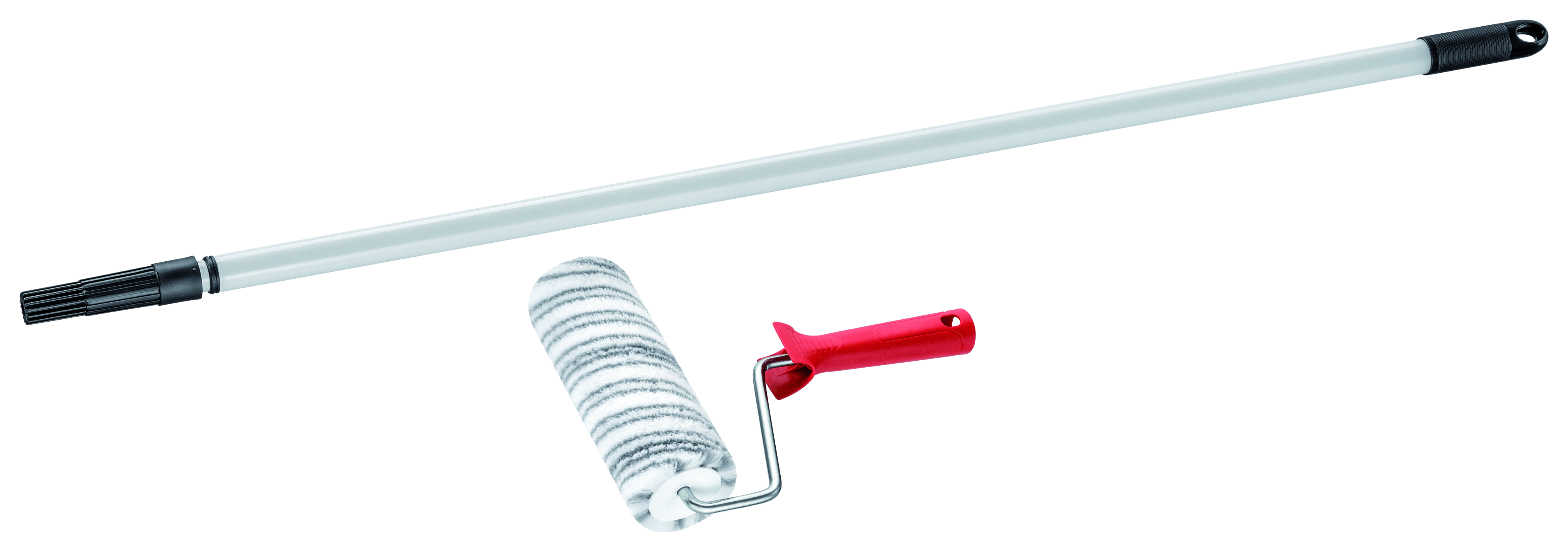 Rouleau a peinture 18cm K48 + manche telescopique + support 