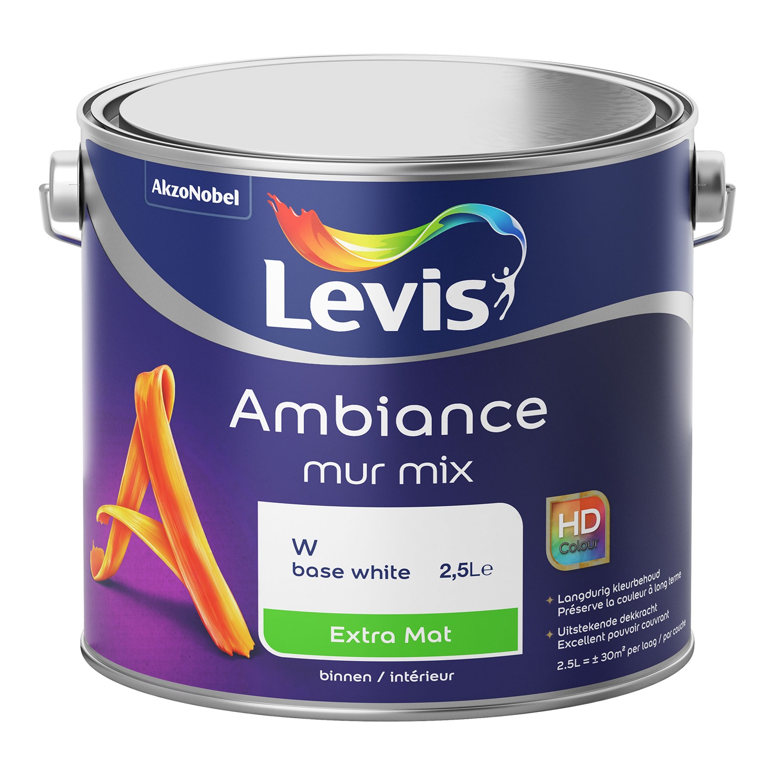 Levis Ambiance Mur Extra Mat Mix Base W - 2.5l