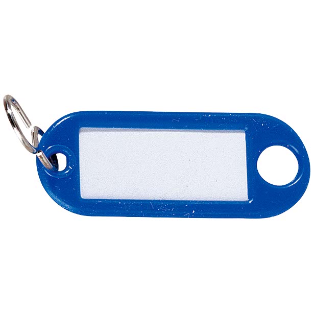 ETIKET SLEUTELHANGER PLASTIC KLEUREN ASSORTIMENT