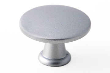 Bouton "Champ" Ø30mm Zamac / teinté aluminium