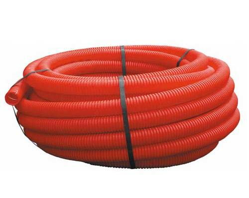 Kabelbeschermbuis flexibel rood Ø40mm - 25m