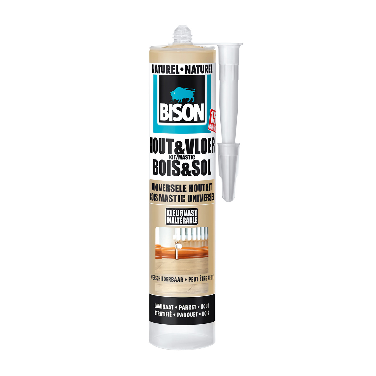 Bison Mastic Bois & Sol Chêne Claire 310ml