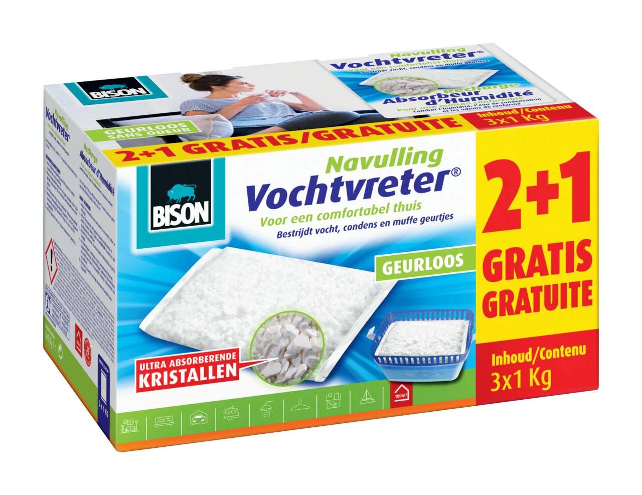 Bison Navulling Ultra 1 kg-2+1 Gratis