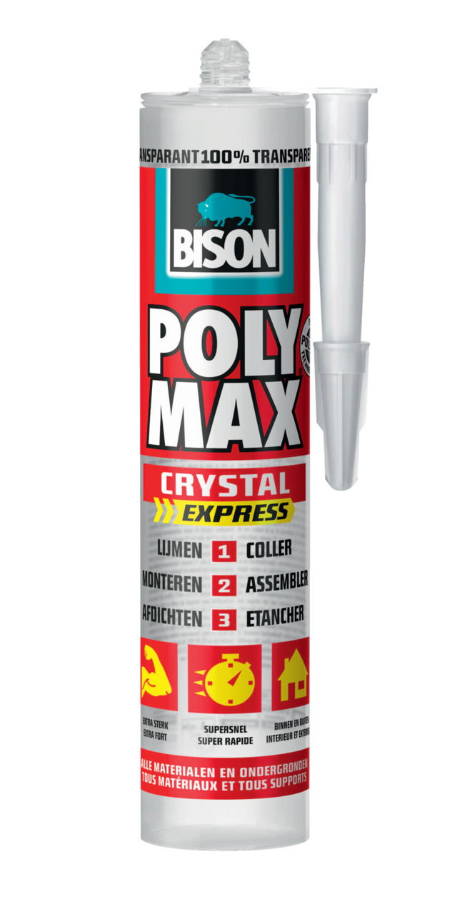 Bison Poly Max Transparent 290ml
