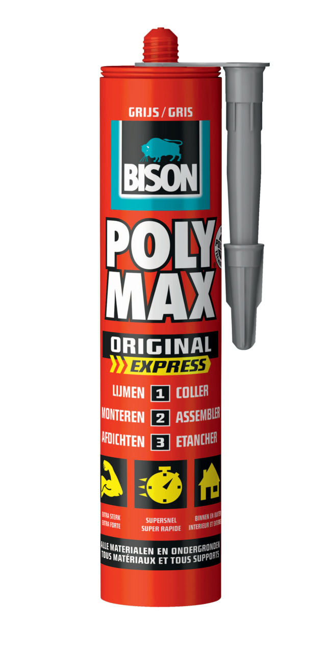 Bison Poly Max Express Gris 435g