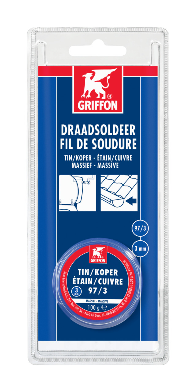 Griffon Fil De Soudre Étein/Cuivre 100g