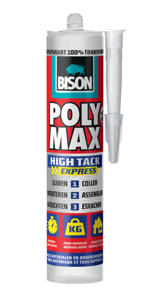 Bison Poly Max Hig Tack Express Transp 300g