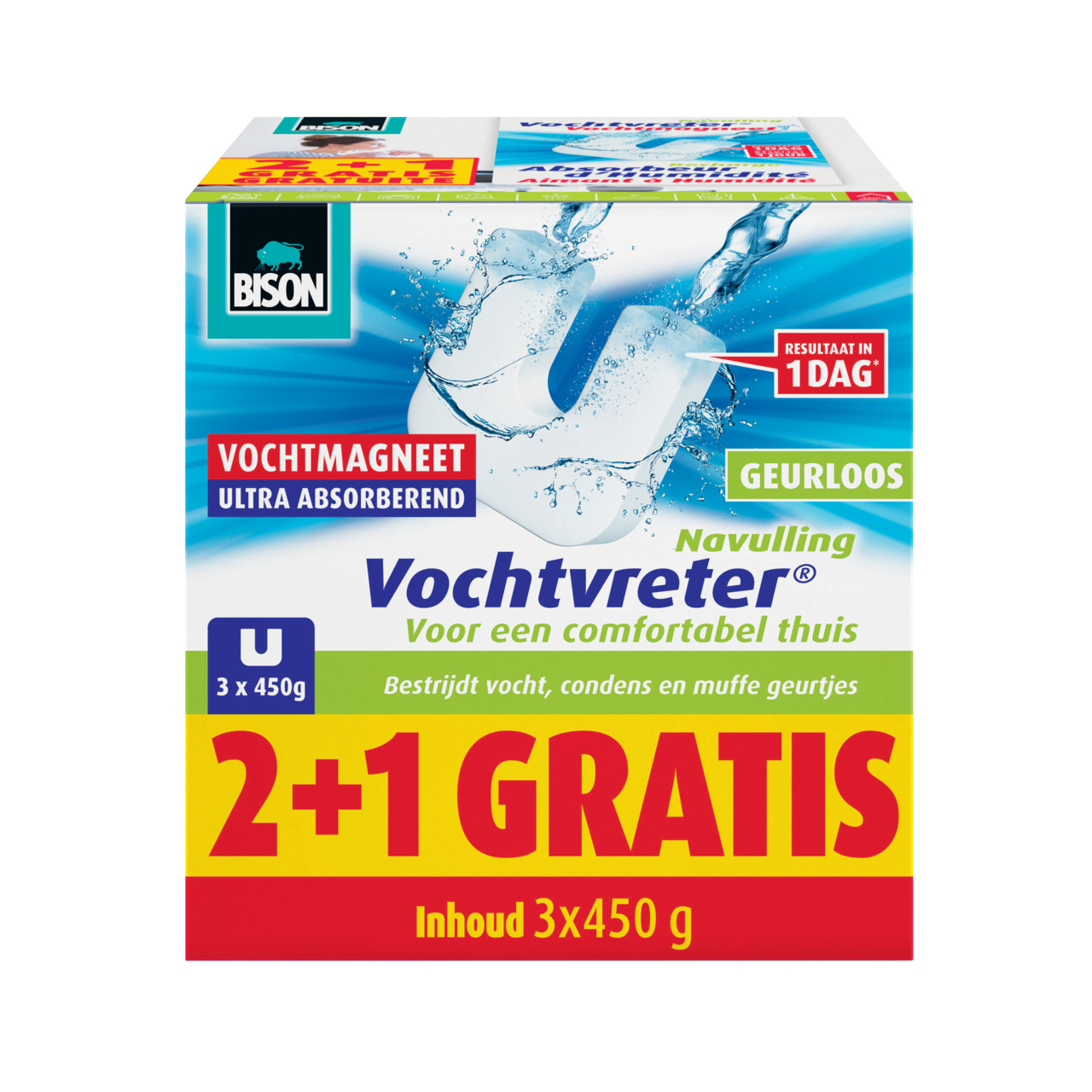 Bison Ambiance Navulling Tab Neutraal 2X500g