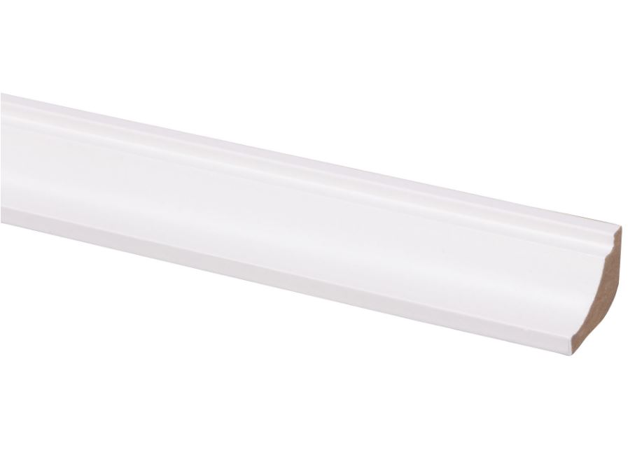 Corniche MDF  blanc 22x32mm 260cm