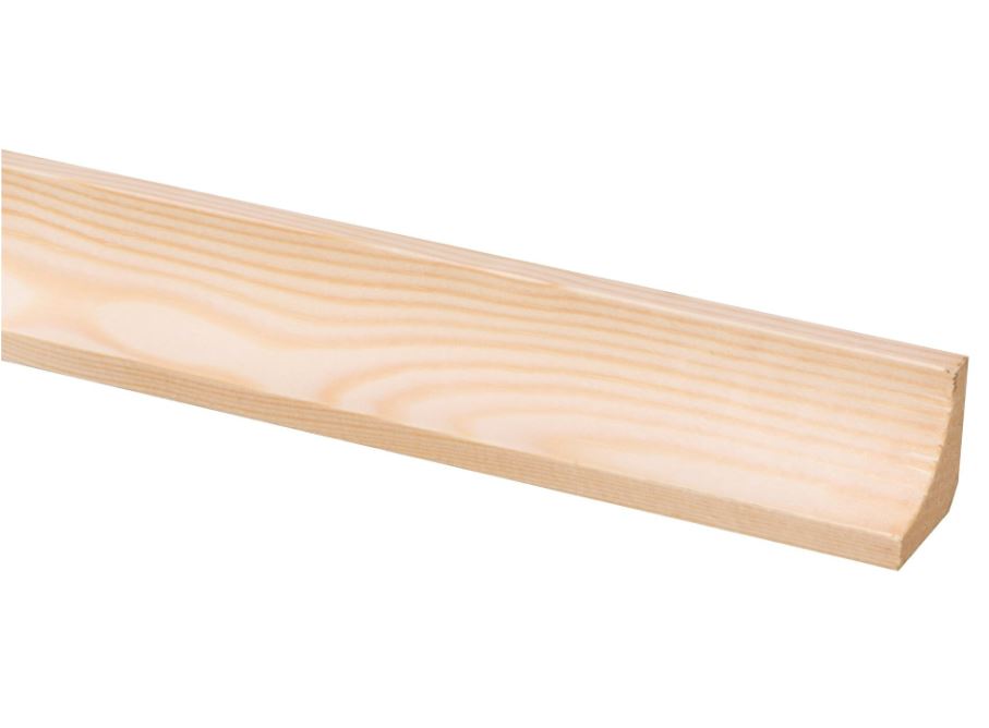Corniche pin (3030) 27x27mm 270cm