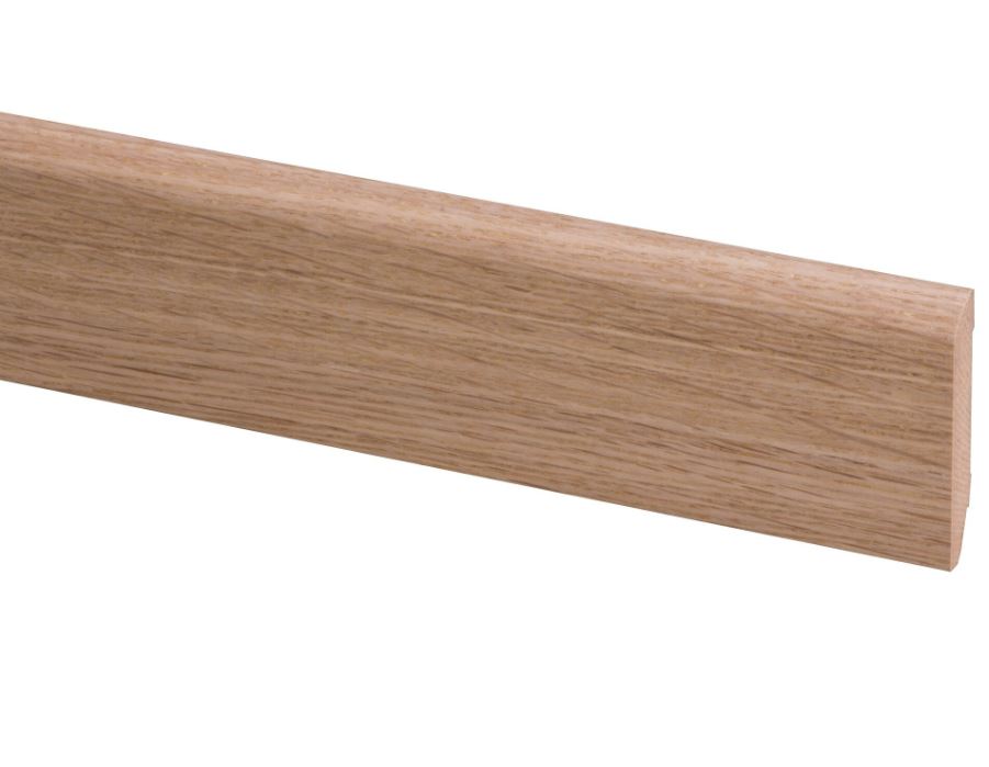 Plinthe MDF chêne placage 119x15mm 244cm RAL9005