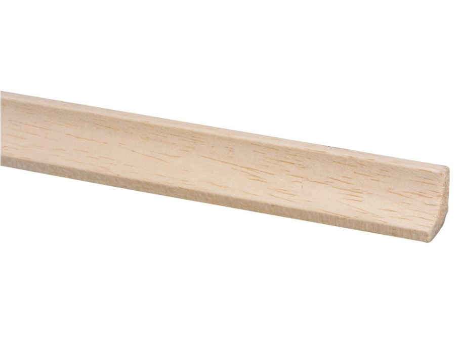 Corniche bois dur blanc marupa (1414) 13x13mm 270cm