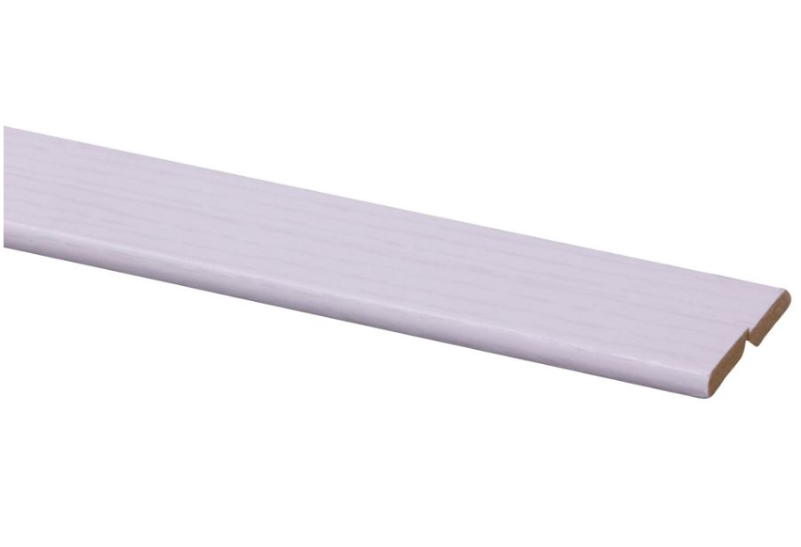 Angle pliable MDF nervure blanc 21x21mm 260cm