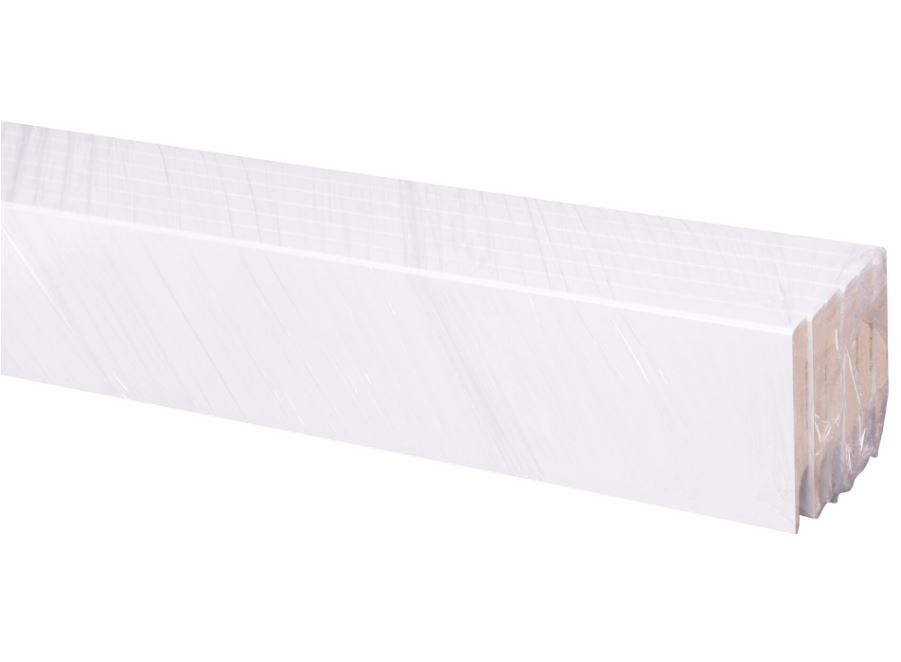 Plinthe multipack MDF Budget Cubic blanc 700x12mm 240cm (6 pcs)