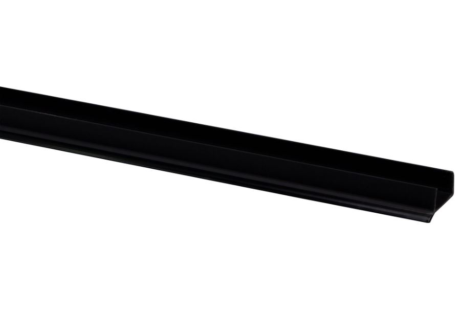 Profil soccle pvc noir 9.5x20 260cm